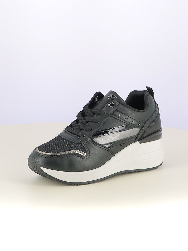 Sneakers stringate donna MAAX ZS15K nero | Costa Superstore