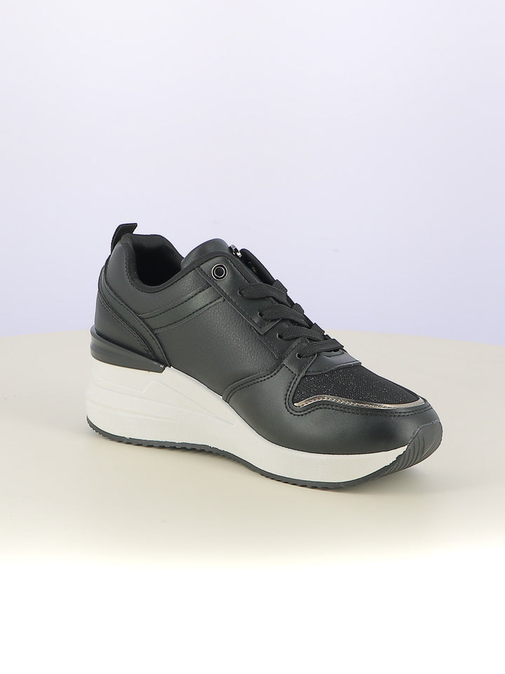 Sneakers stringate donna MAAX ZS15K nero | Costa Superstore
