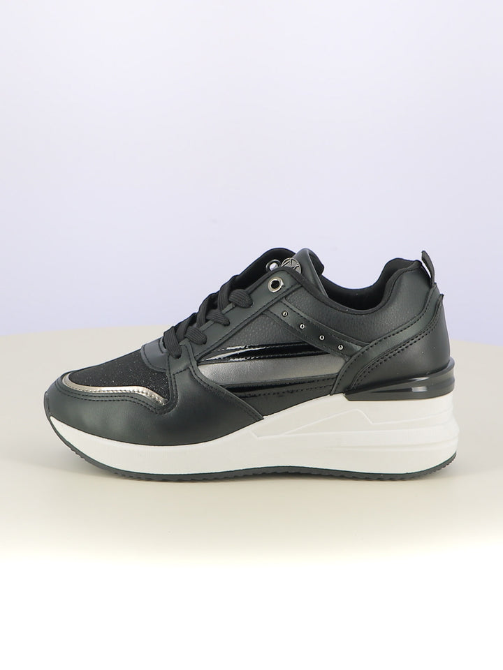 Sneakers stringate donna MAAX ZS15K nero | Costa Superstore