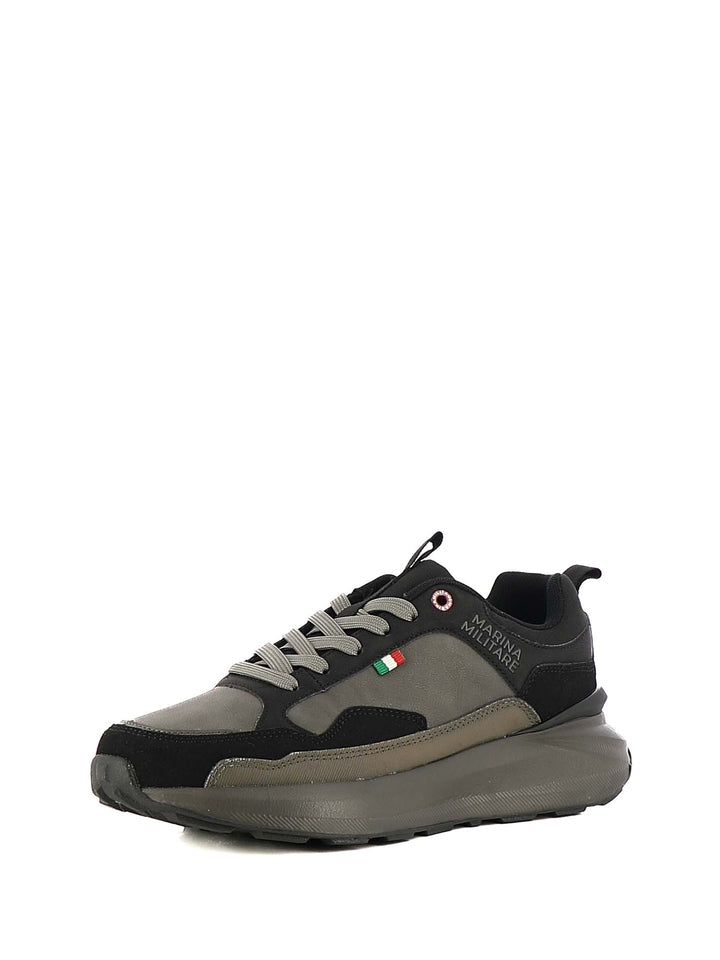 Sneakers stringate uomo MARINA MILITARE MM2301 nero | Costa Superstore