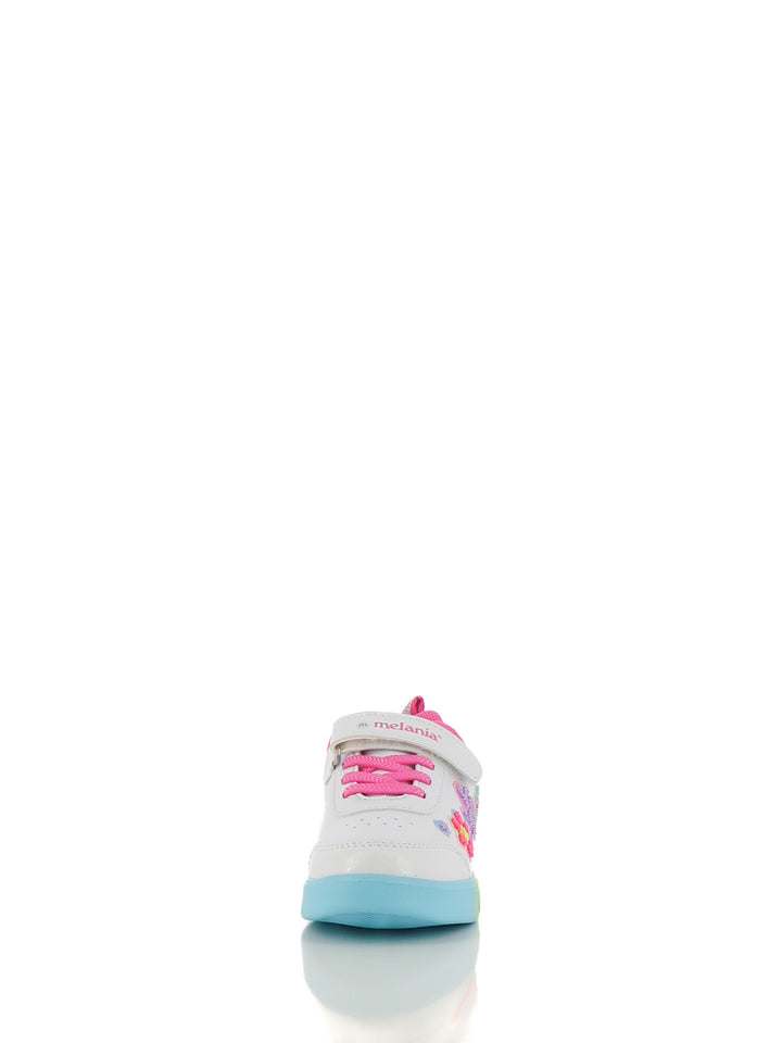 Sneakers con luci bambina MELANIA MG25111A bianco fantasia | Costa Superstore