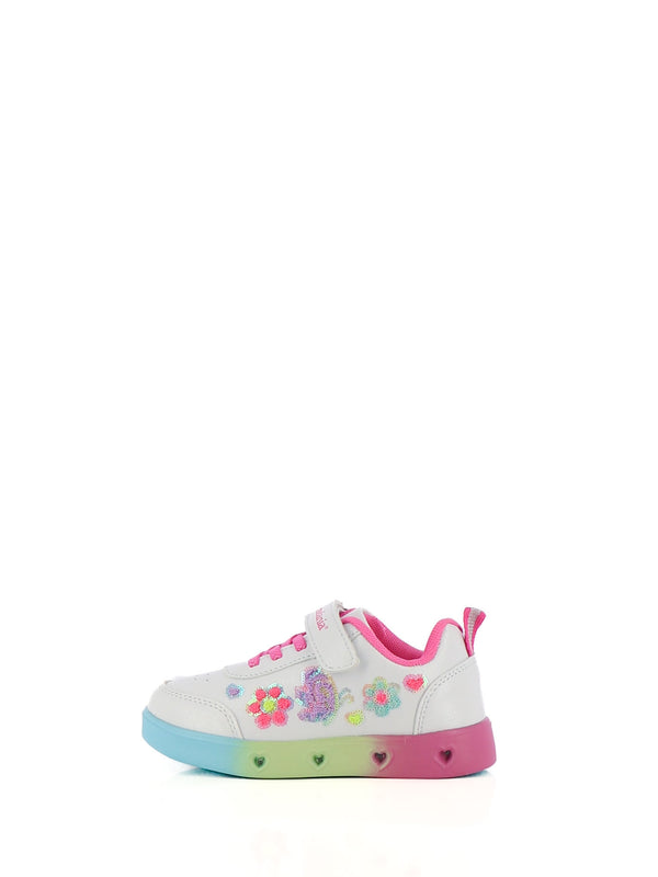 Sneakers con luci bambina MELANIA MG25111A bianco fantasia | Costa Superstore