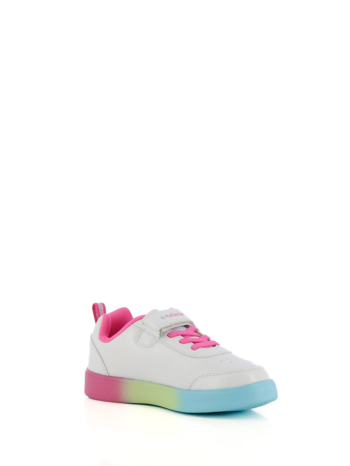 Sneakers con luci bambina MELANIA MG25111B bianco fantasia | Costa Superstore