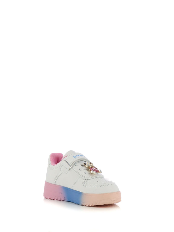 Sneakers stringate bambina MELANIA MG25123A bianco fantasia | Costa Superstore