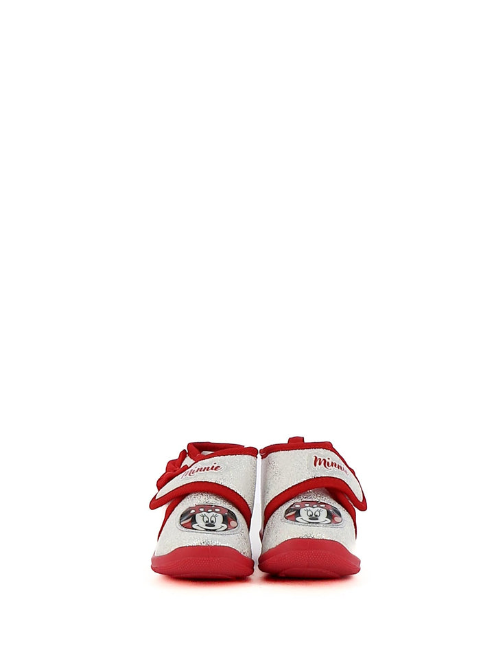 Pantofole chiuse con strappo bambina MINNIE D3010736T argento | Costa Superstore