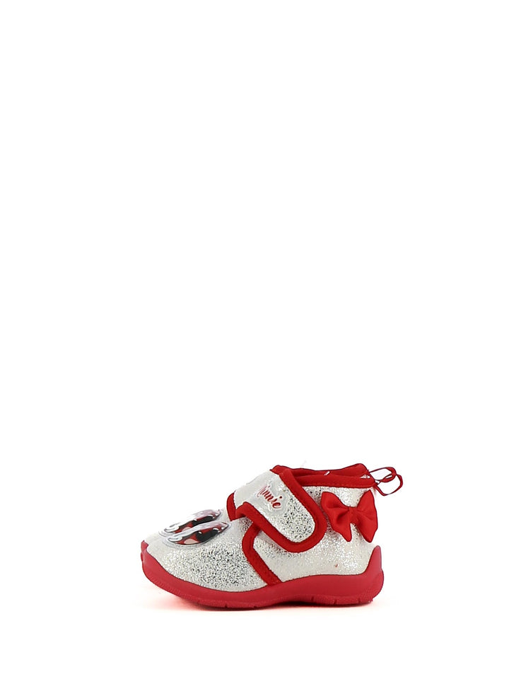 Pantofole chiuse con strappo bambina MINNIE D3010736T argento | Costa Superstore