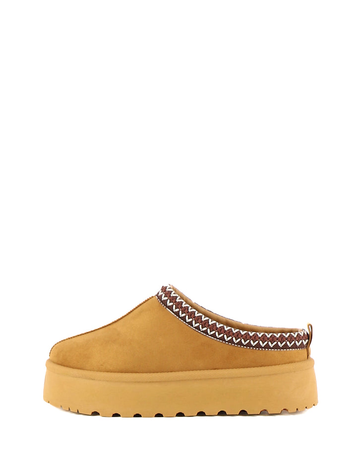 Sabot con pelliccia donna MINU JRY03 marrone | Costa Superstore