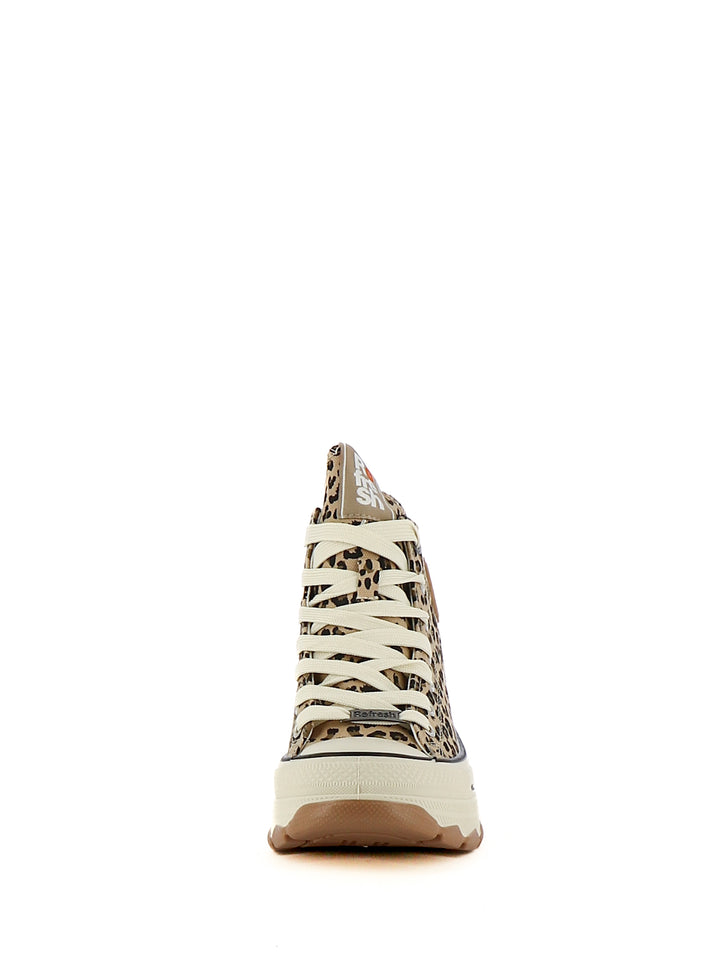 Sneakers a collo alto donna REFRESH 173055 beige scuro | Costa Superstore