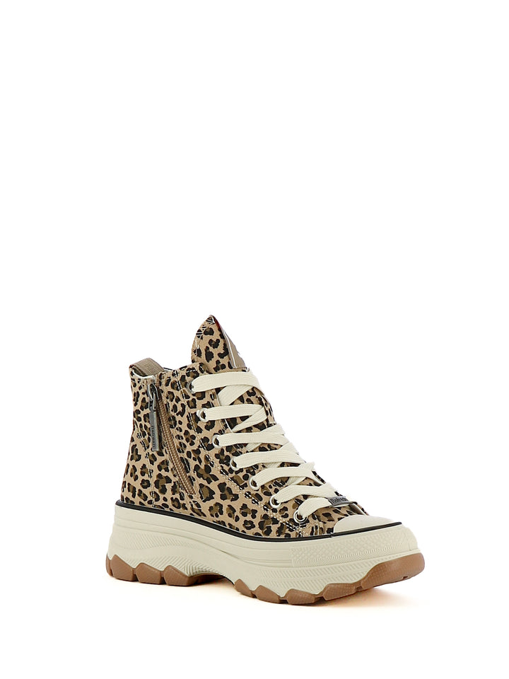 Sneakers a collo alto donna REFRESH 173055 beige scuro | Costa Superstore