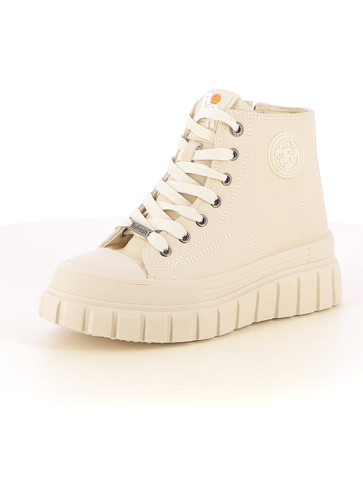 Sneakers a collo alto donna REFRESH 173076 beige chiaro | Costa Superstore