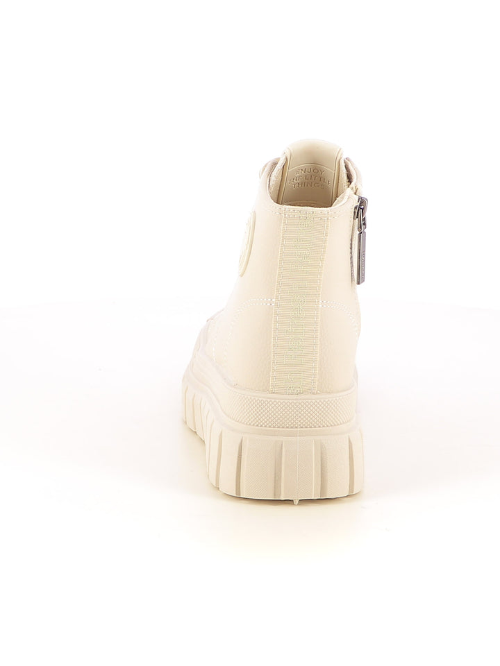Sneakers a collo alto donna REFRESH 173076 beige chiaro | Costa Superstore