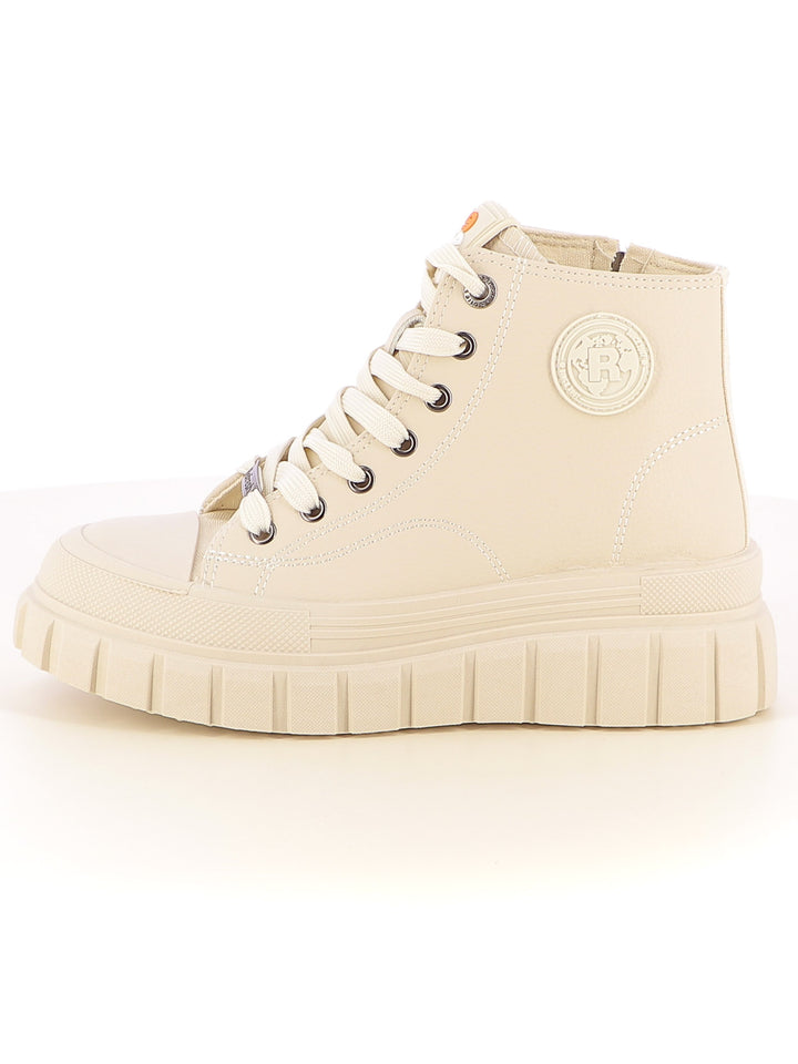 Sneakers a collo alto donna REFRESH 173076 beige chiaro | Costa Superstore