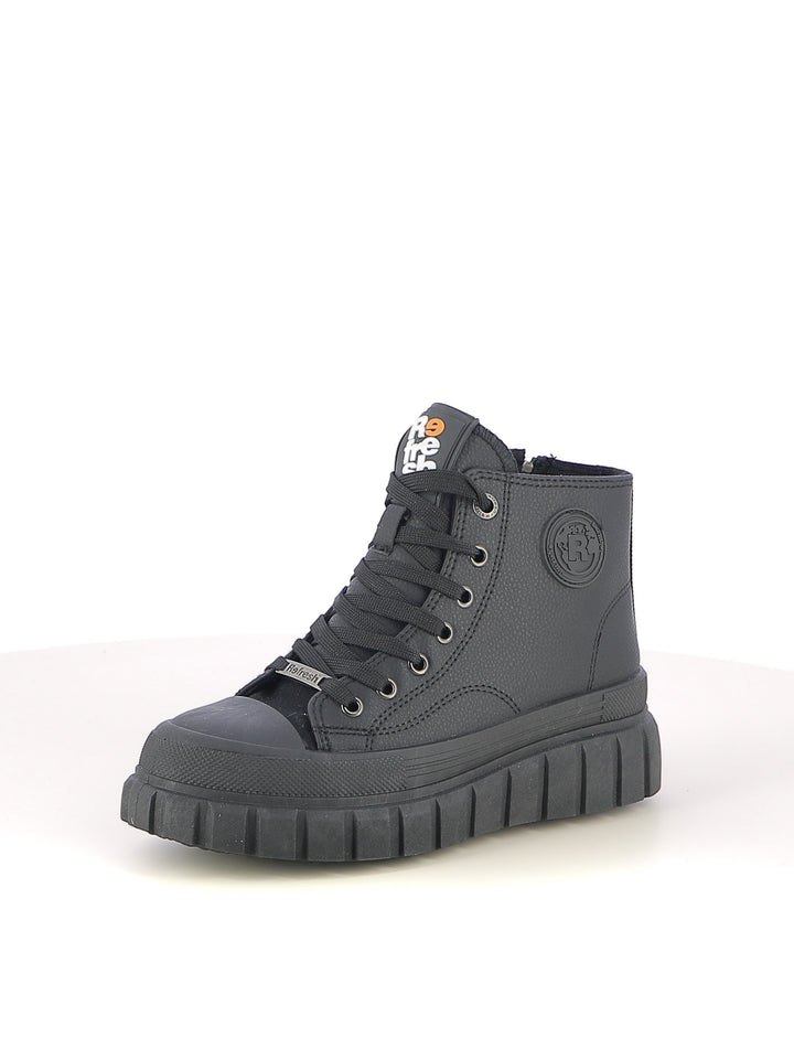 Sneakers a collo alto donna REFRESH 173076 nero | Costa Superstore