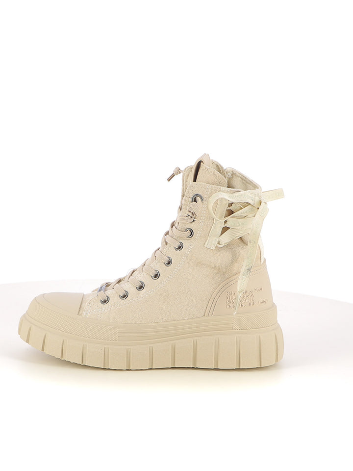 Sneakers a collo alto donna REFRESH 173077 beige chiaro | Costa Superstore