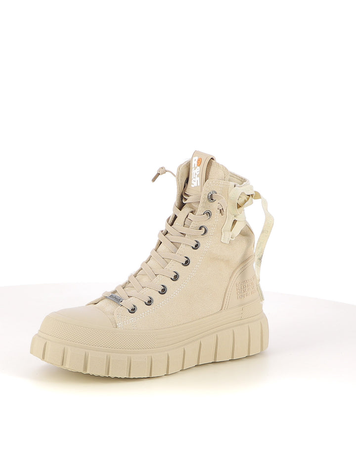 Sneakers a collo alto donna REFRESH 173077 beige chiaro | Costa Superstore