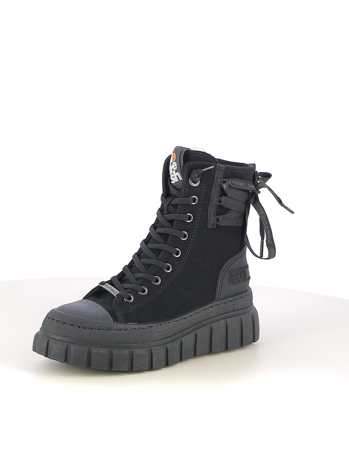 Sneakers a collo alto donna REFRESH 173077 nero | Costa Superstore