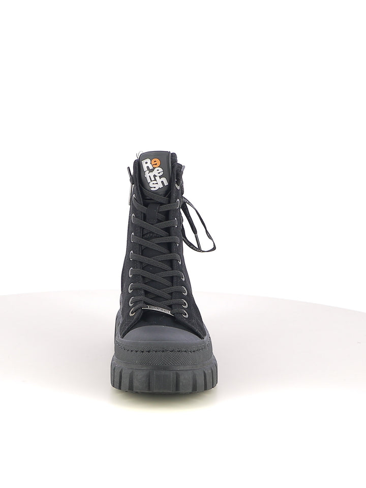 Sneakers a collo alto donna REFRESH 173077 nero | Costa Superstore