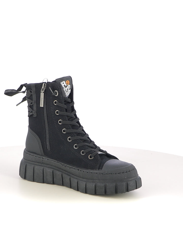 Sneakers a collo alto donna REFRESH 173077 nero | Costa Superstore