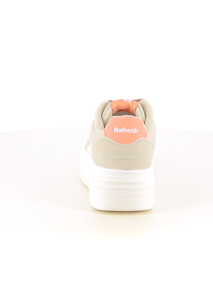Sneakers stringate donna REFRESH 173109 beige chiaro | Costa Superstore
