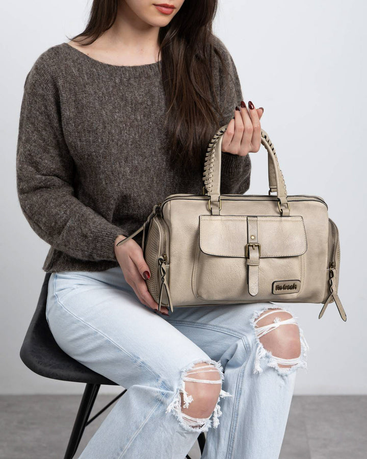 Borsa a mano donna REFRESH 183316 grigio chiaro | Costa Superstore