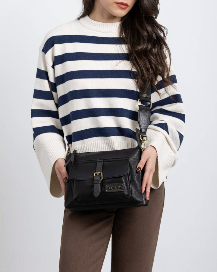 Borsa a tracolla donna REFRESH 183319 nero | Costa Superstore