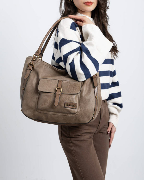 Borsa a spalla donna REFRESH 183320 beige scuro | Costa Superstore