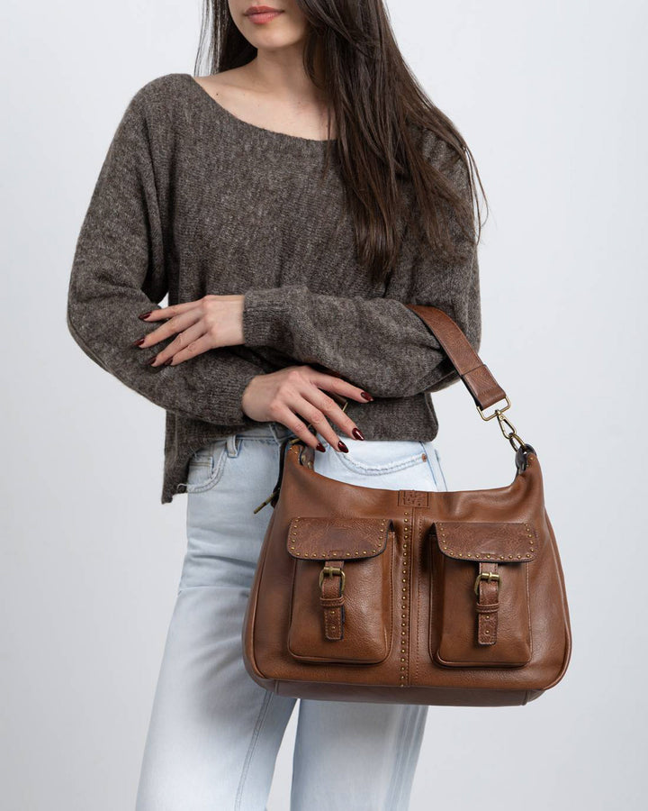 Borsa a spalla donna REFRESH 183341 marrone | Costa Superstore