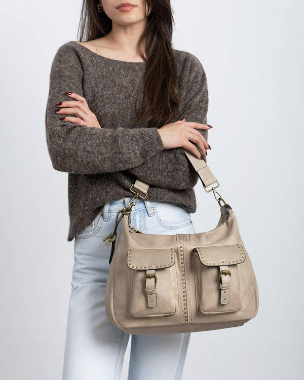 Borsa a spalla donna REFRESH 183341 grigio chiaro | Costa Superstore
