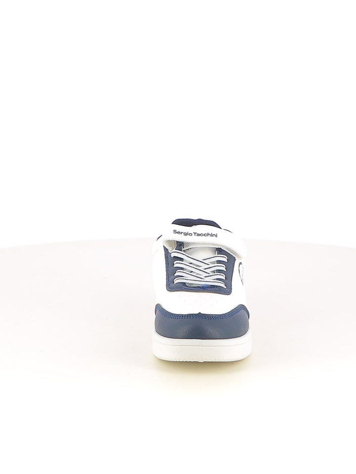 Sneakers con strappi bambino SERGIO TACCHINI STK524016 bianco blu | Costa Superstore