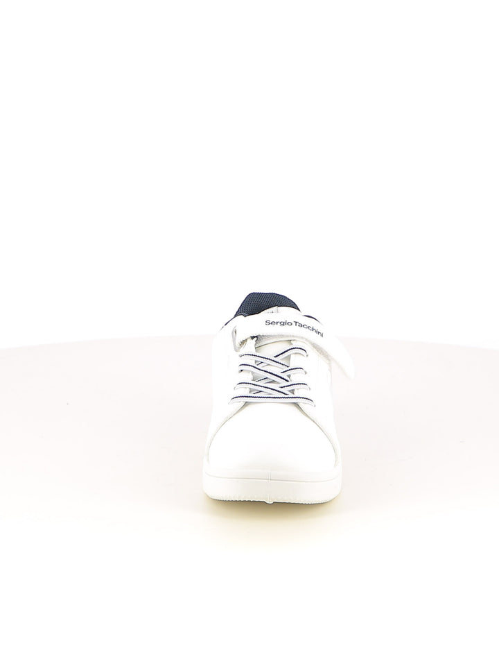 Sneakers con strappi bambino SERGIO TACCHINI STK524021 bianco blu | Costa Superstore