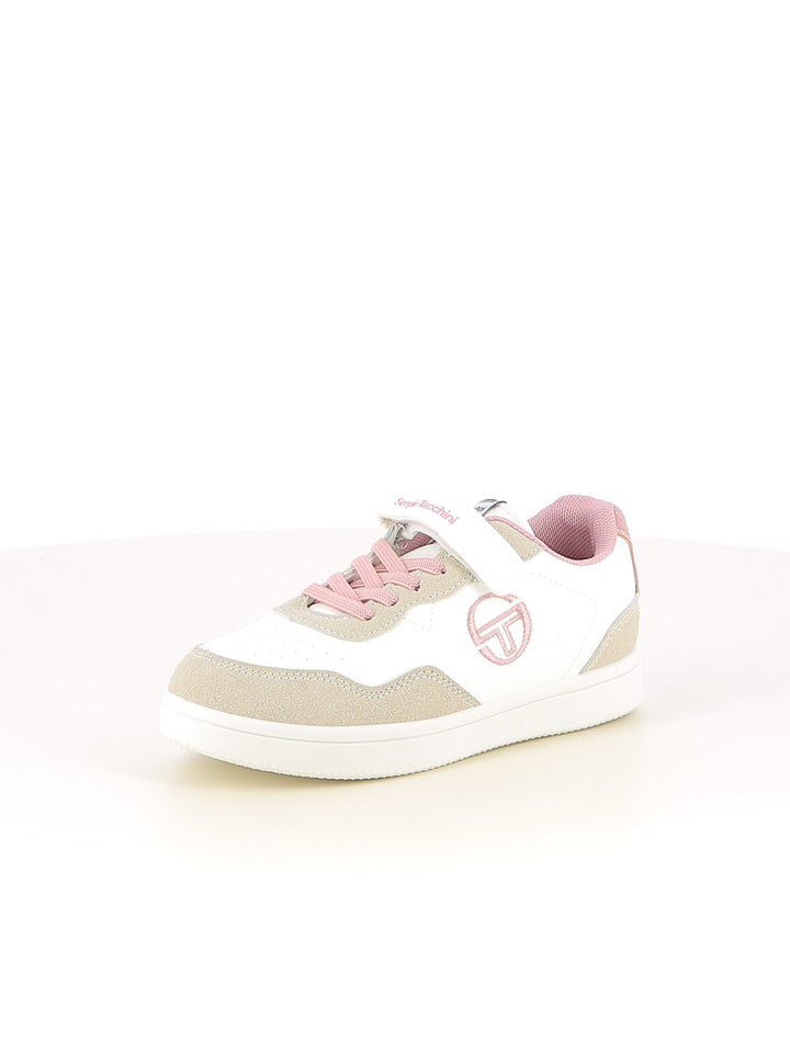 Sneakers con strappi bambina SERGIO TACCHINI STK524801 bianco rosa | Costa Superstore
