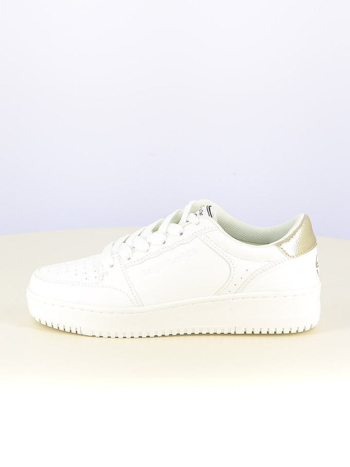 Sneakers stringate donna SERGIO TACCHINI STW524810 bianco oro | Costa Superstore