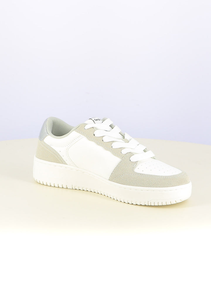 Sneakers stringate donna SERGIO TACCHINI STW524810 bianco argento | Costa Superstore