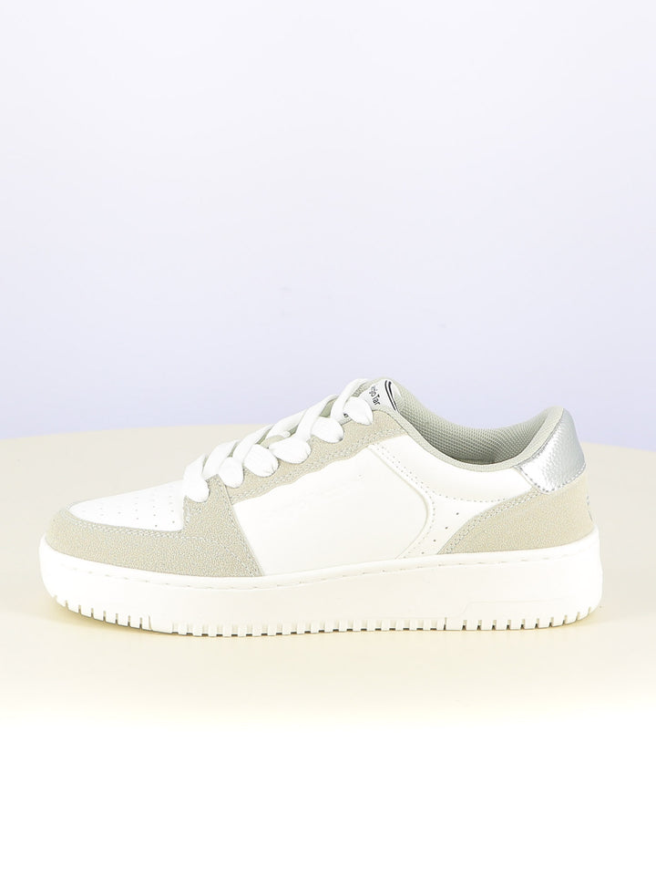 Sneakers stringate donna SERGIO TACCHINI STW524810 bianco argento | Costa Superstore