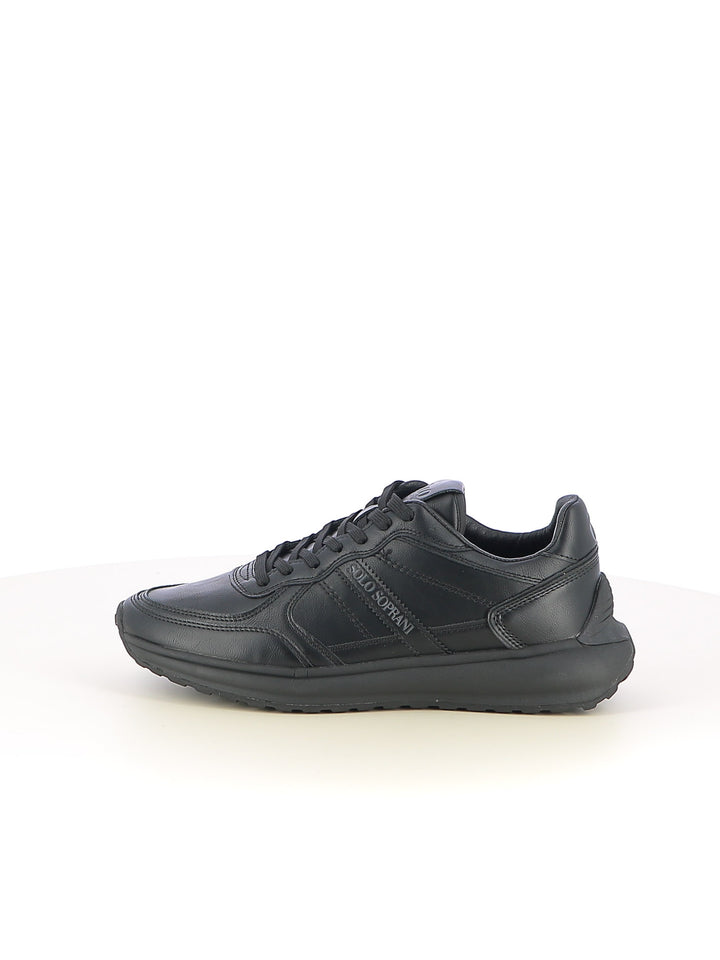 Sneakers stringate uomo SOLO SOPRANI SCM525P50 nero | Costa Superstore