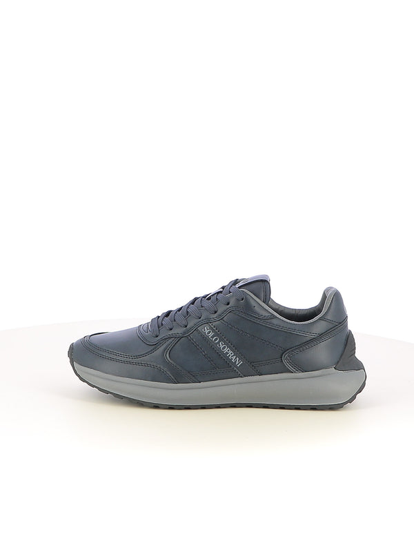 Sneakers stringate uomo SOLO SOPRANI SCM525P50 blu | Costa Superstore