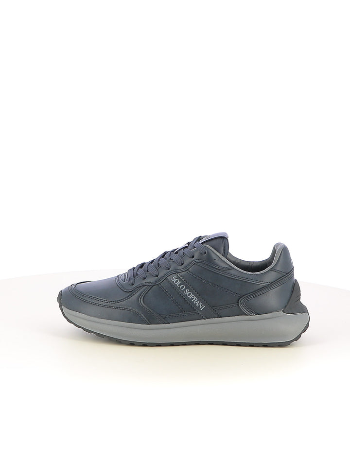 Sneakers stringate uomo SOLO SOPRANI SCM525P50 blu | Costa Superstore