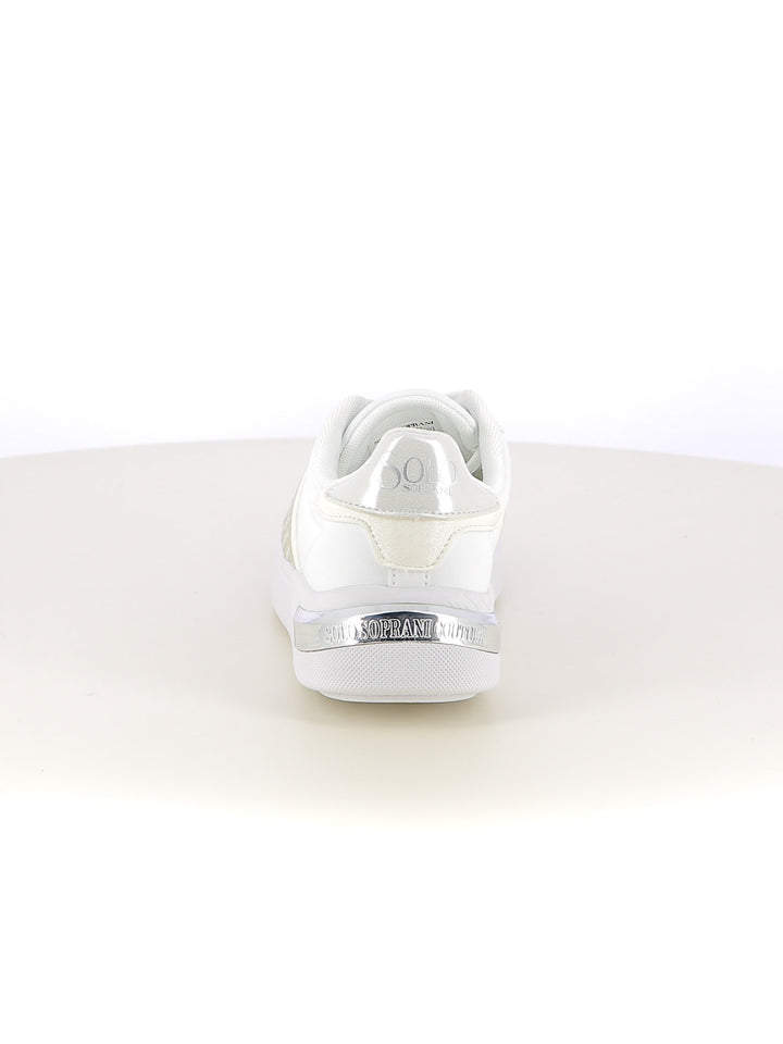 Sneakers stringate donna SOLO SOPRANI SSW524P24 bianco | Costa Superstore