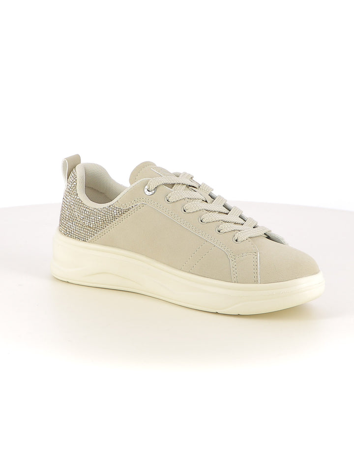 Sneakers stringate donna SOLO SOPRANI SSW524P81 beige chiaro | Costa Superstore