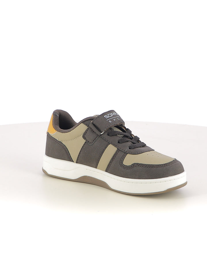 Sneakers con strappi bambino SOPRANI SPORT SPK524R21B marrone | Costa Superstore