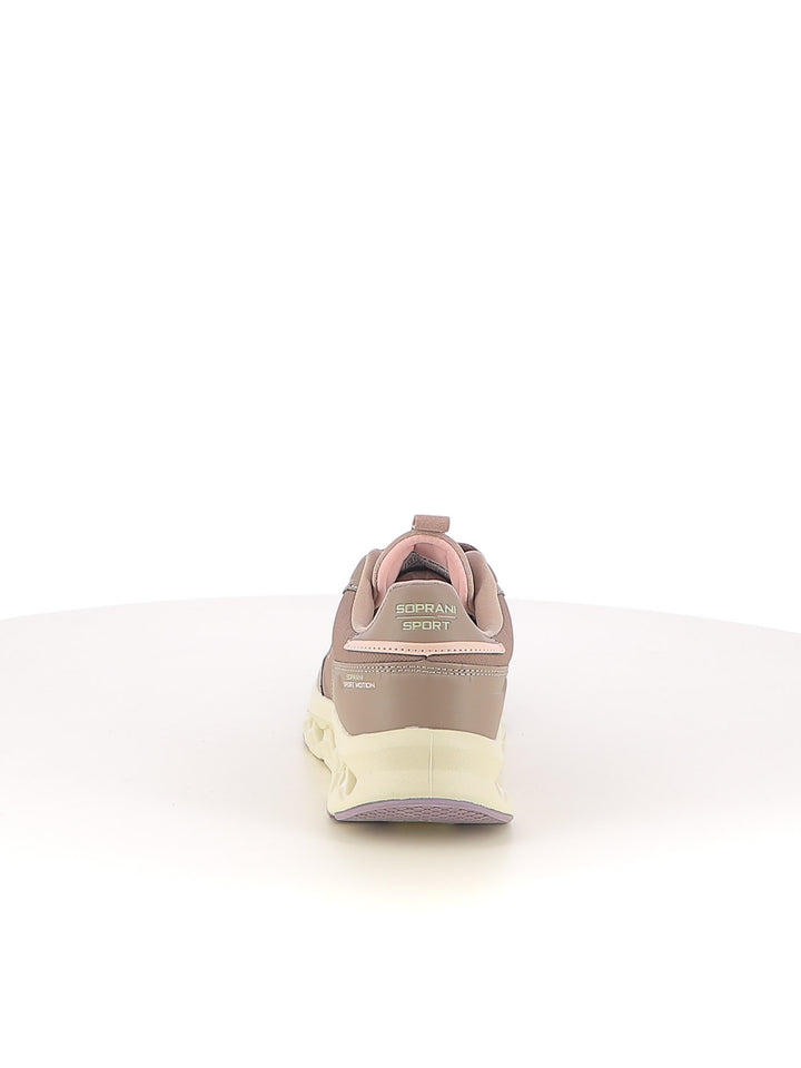 Sneakers stringate donna SOPRANI SPORT SPW525R10 marrone | Costa Superstore