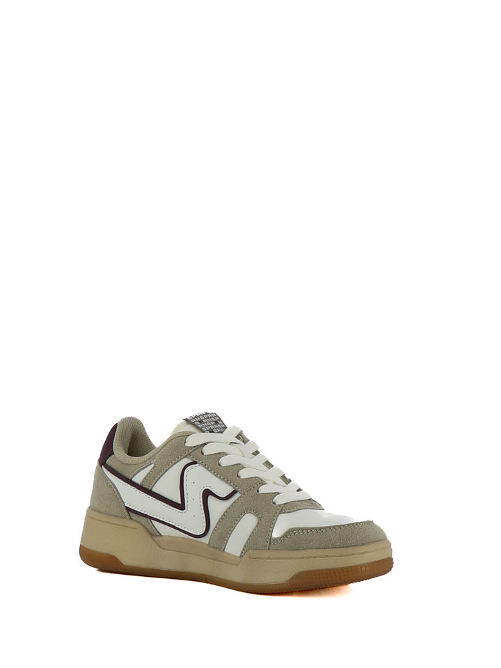 Sneakers stringate donna SOPRANI SPORT SPW527R25 beige chiaro | Costa Superstore