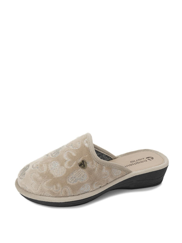 Pantofole donna TIGLIO 1636 beige chiaro | Costa Superstore