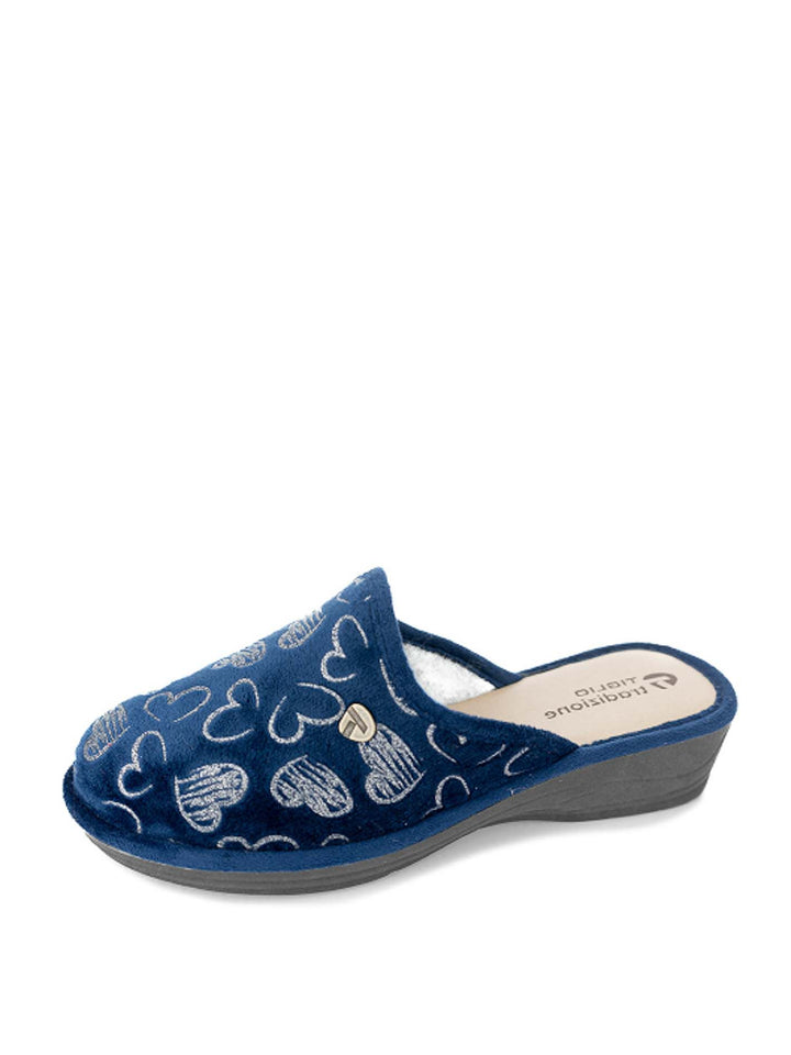 Pantofole donna TIGLIO 1636 blu | Costa Superstore
