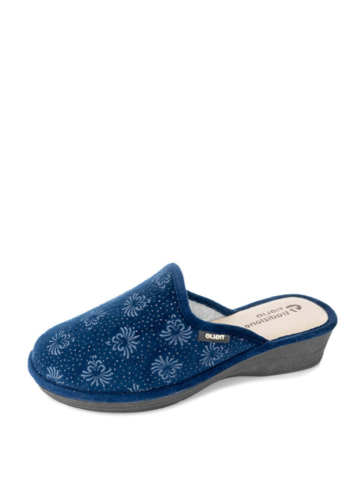 Pantofole donna TIGLIO 1645 blu | Costa Superstore
