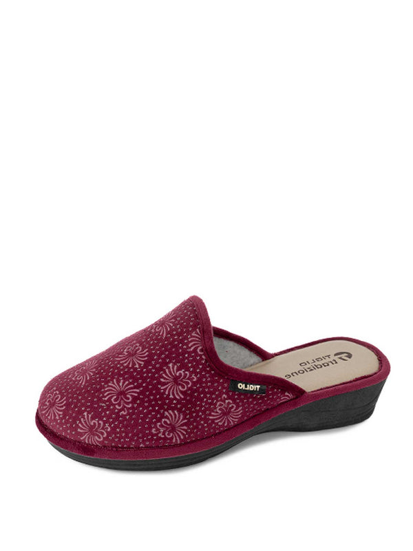 Pantofole donna TIGLIO 1645 bordeaux | Costa Superstore