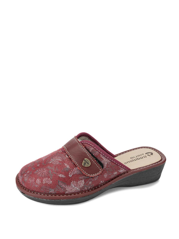 Pantofole donna TIGLIO 1695 bordeaux | Costa Superstore