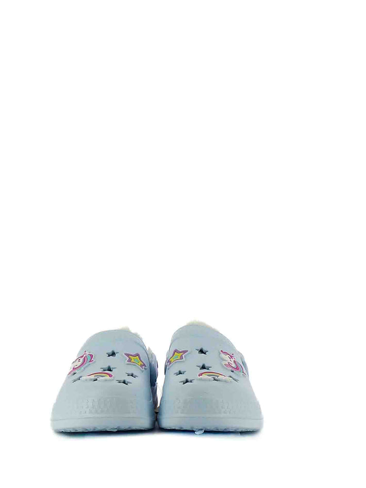 Sabot con pelliccia bambina UNICORNO S8010181S azzurro | Costa Superstore