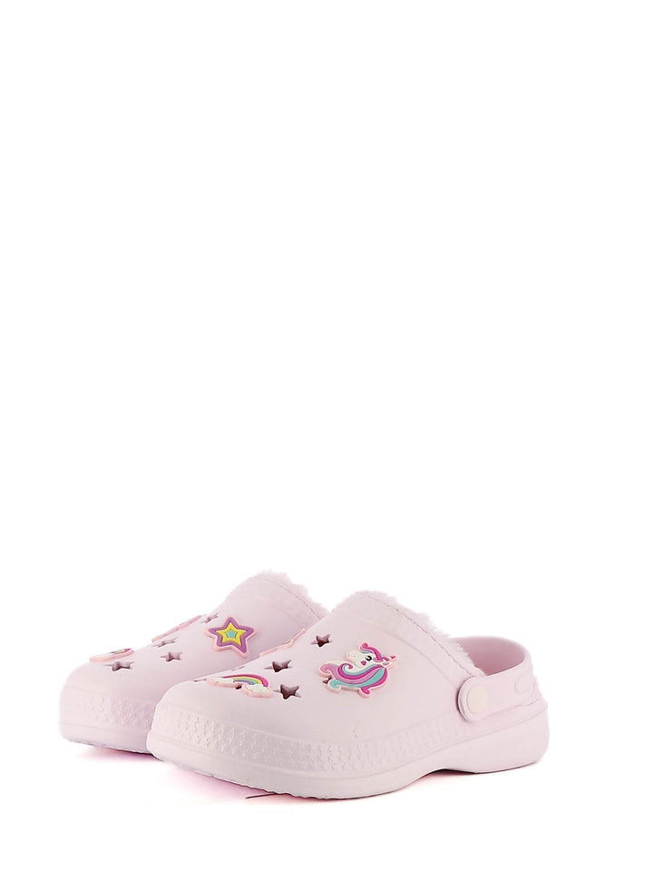 Sabot con pelliccia bambina UNICORNO S8010181S rosa | Costa Superstore