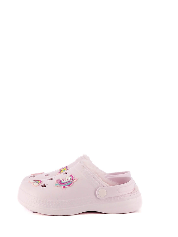 Sabot con pelliccia bambina UNICORNO S8010181S rosa | Costa Superstore